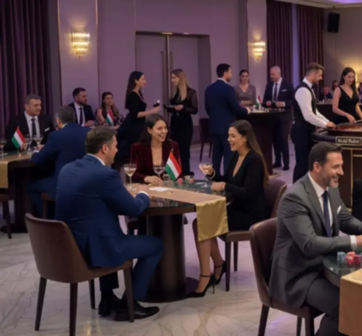 Networking céges est kaszinó hangulatban Magyarországon
